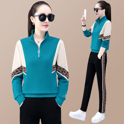 单件/套装运动服套装女春秋新款宽松