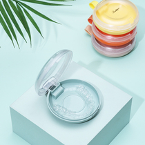 Invisible dental cover box orthodontic holder containing box teeth aligner portable denture denture storage box cute