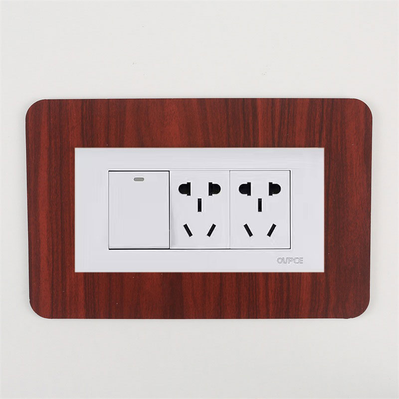 155 Switch wall with household wall switch lamp luxury socket protective set decoration switch switch suit household