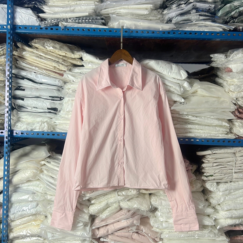 Pink Shirt for Women, Long-Sleeved Top for Work, High-End Style, Light-Colored, Loose-Fitting Casual White Shirt for Women in Spring and Autumn Pink Shirt for Women, Long-Sleeved Top for Work, High-End Style, Light-Colored, Loose-Fitting Casual White Shirt for Women in Spring and Autumn