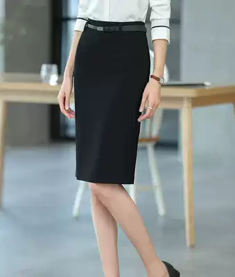 2019 autumn/winter OL skirt fashion professional dress extended Western dress overalls dress dress Joker dress Joker dress jewelry store