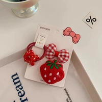 Клубника, комплект с бантиком, 3 предмета