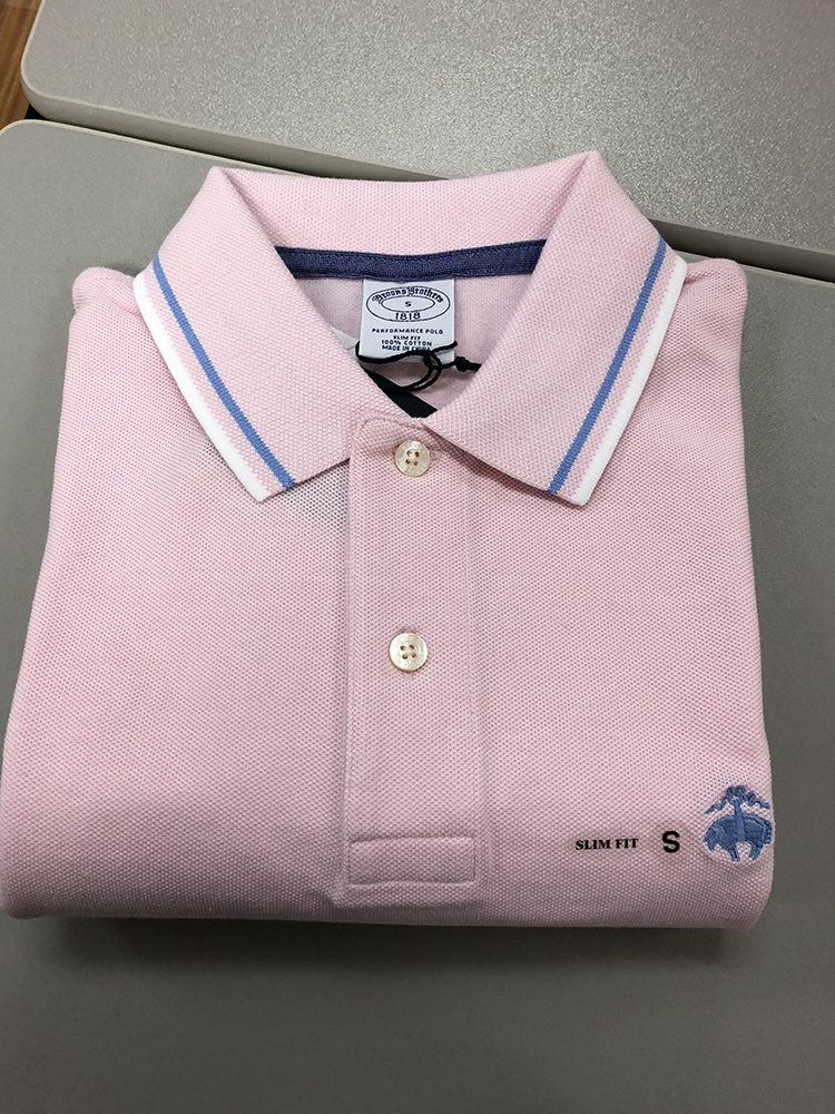 Đất đen 18 anh em Brooks mới Booker Brothers Áo sơ mi nam POLO giản dị Slim màu mỏng thon gọn aso polo
