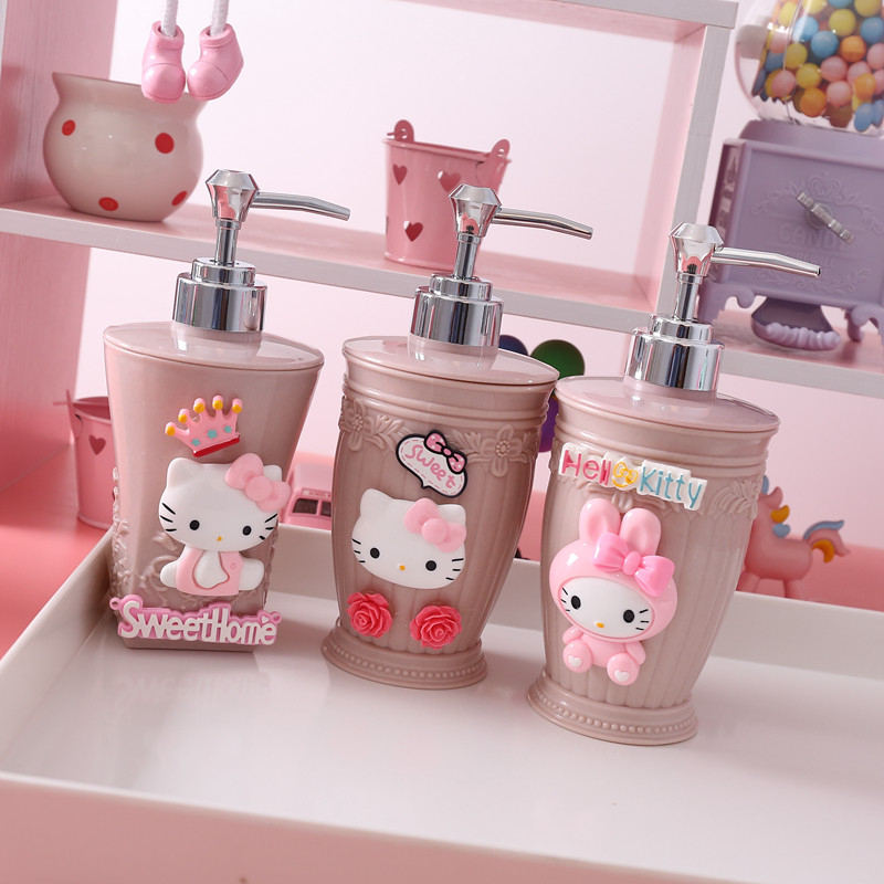 Cute Creative Cartoon European-style Lotion Bottle Hotel Press Hand Sanitizer Bottle Shampoo Split in bath lotion Bath Lotion Dispensing Bottle