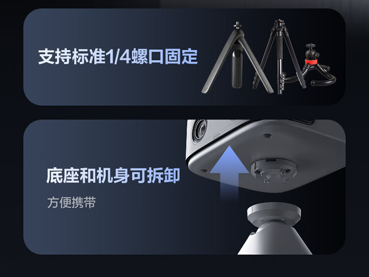 萤石小魔方CB60 PRO电池4G网络智能AI摄像头家用GPS监控免插电