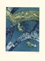 Slovakia-Peter Augustovic-copper print collection ticket cold abstract