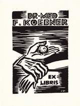 Belgium-French Masereel woodcut bookstore ticket handshake