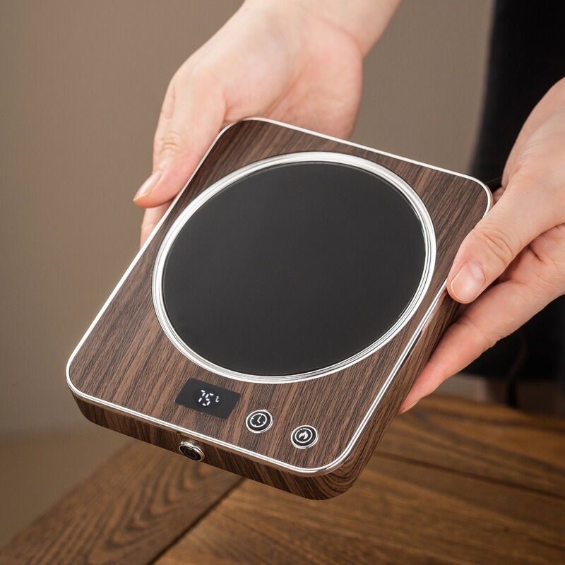 Insulated Coaster with Three Temperature Settings, Suitable for Dorms, Can Be Used to Heat Milk, a Tea Warmer, and a Heated Base for Office Water Cups