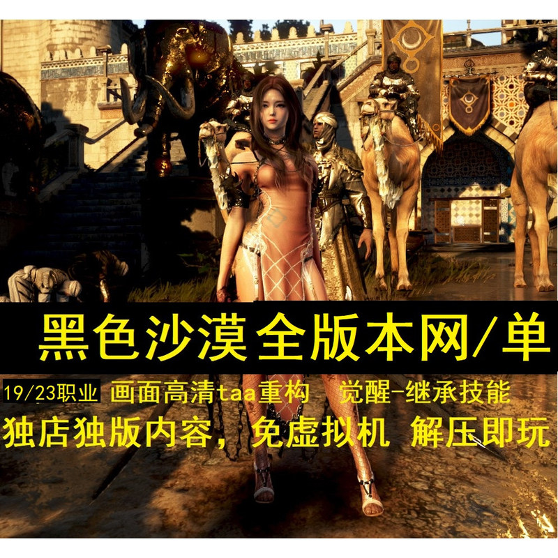 Black Desert Single-Player Version/Online Version/3680/2508/Full Costumes and Full Corrections/No Steam Required Pc Game