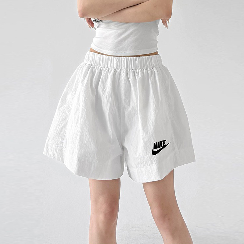 Nike Women's Summer Loose Casual Shorts, Straight-Leg Wide-Leg Versatile Quick-Dry Thin Pants