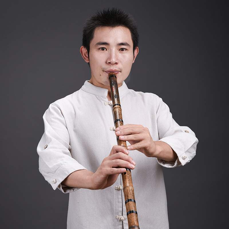 Zhan Wenbing refined Zizhu Xiao Eight holes Xiao Six holes Xiao Three sections Xiao Dong Xiao Musical instruments Beginner introduction Adult self-study