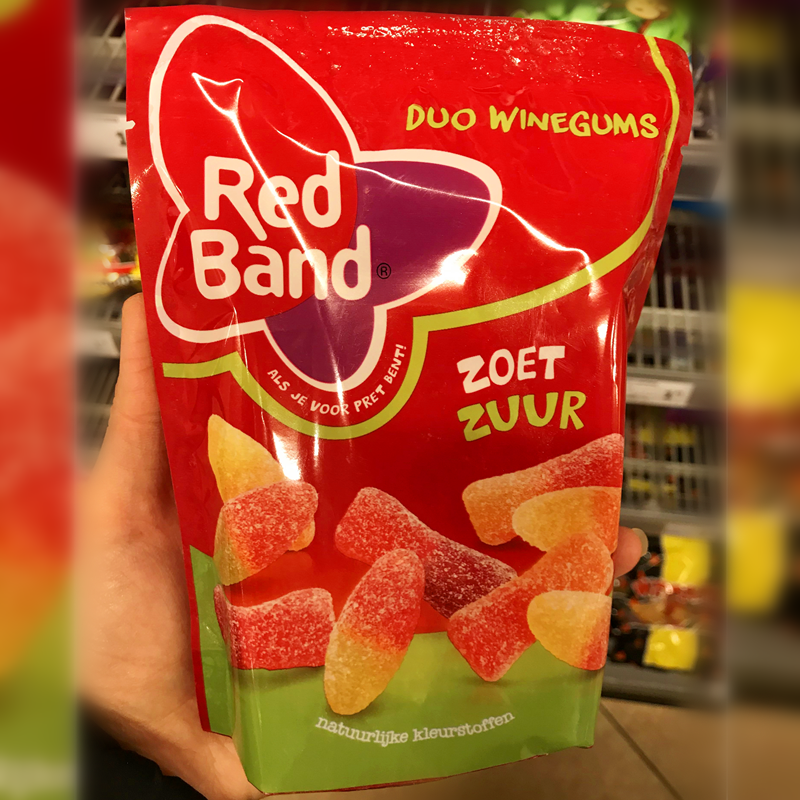Spot Dutch imported Red band mixed fudge fruit juice candy fudge multi-taste packaging