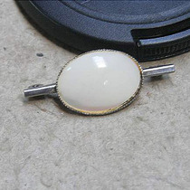 Western antique jewelry vintage silver accessories 925 pure silver shells inlaid with brooch pins 2 59 gr