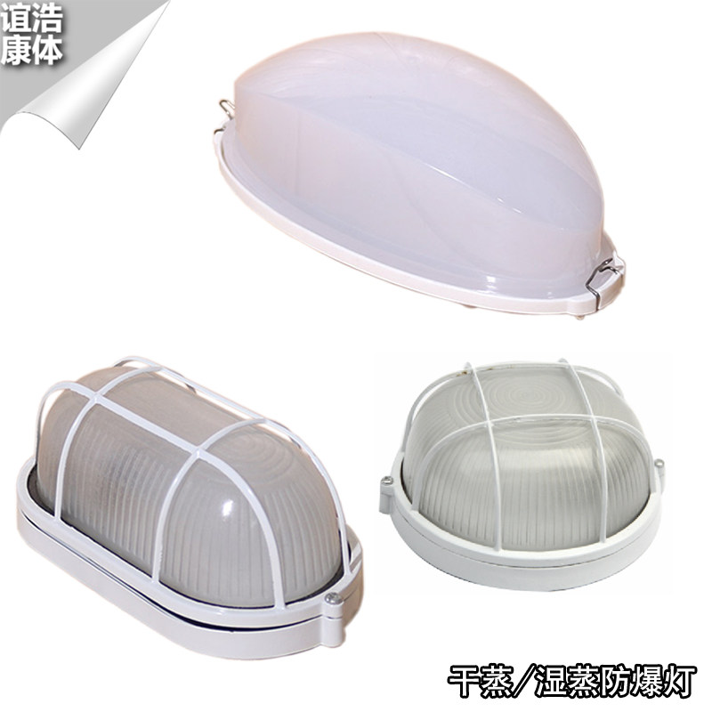 Wet Steam Dry Steam Room Floodlight Hood Sauna Room Anti-Burst Lamp Algae Hall Anti-Fog Lamp Halliya Ambute Lamp Mesh Hood Lamps