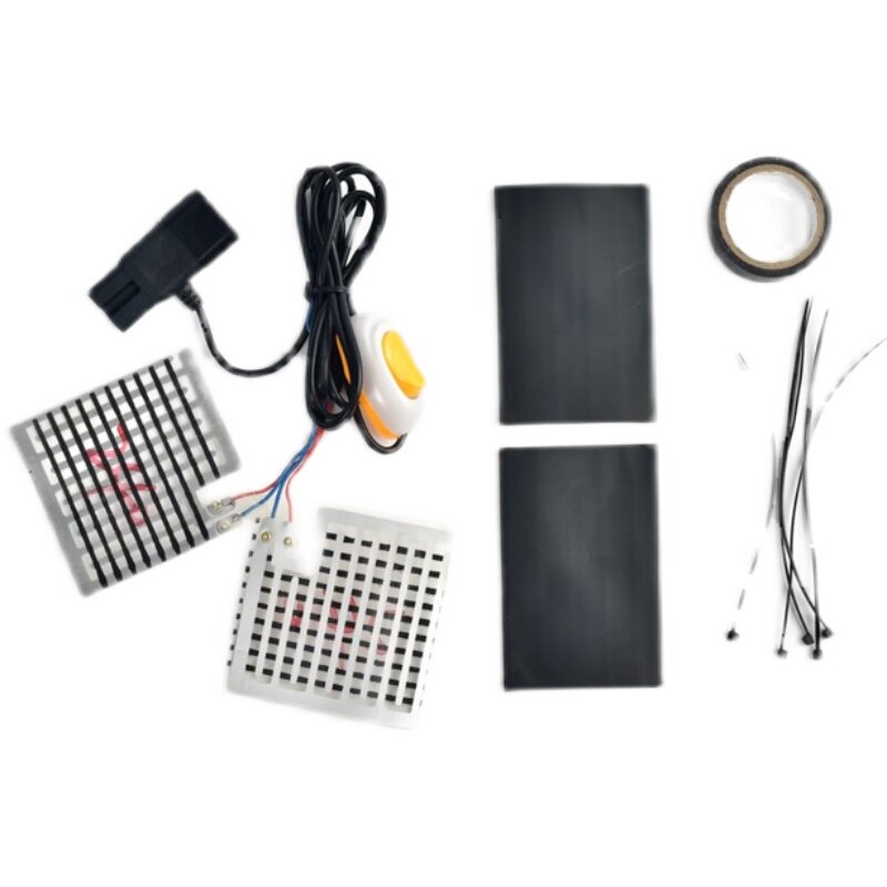 Wiring-free electric heating handle for driving (48V wiring-free version)