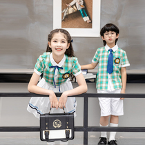 Childrens school uniforms primary school students Summer new kindergarten Garden uniforms Inn College Wind men and women Boys Graduation Banfu Suits