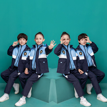School Uniform Suit Elementary School Students Autumn Winter Submachine Clothes New First Grads Customized Autumn And Winter Clothing Three Sets Class Clothes