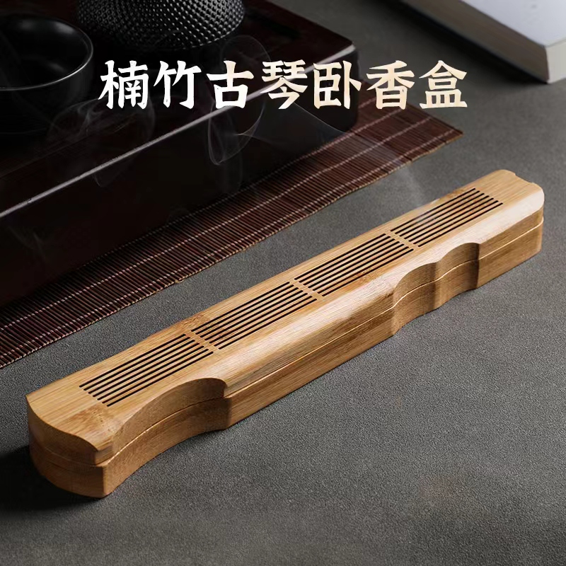 Horizontal incense stove line Incense Box Fragrant sandalwood Home Indoor Mosquito Incense Ceramic Sleeper incense Box Sink Scent of Incense Stick