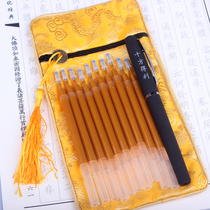 Low-cost binding refill Big mac Sandalwood flavor copy sutra pen Copy sutra with golden glitter powder copy pen