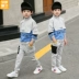 Bộ đồ cho bé trai mùa xuân và mùa thu Big Boy 2019 Bộ đồ cho trẻ em mới của Hàn Quốc Bộ đồ thể thao cho bé trai hai mảnh thông thường của Hàn Quốc - Phù hợp với trẻ em shop trẻ em Phù hợp với trẻ em