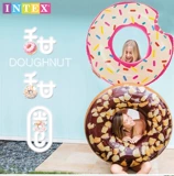 Intex, плавательный круг для взрослых подходит для мужчин и женщин, большой надувной детский плавательный аксессуар для начинающих