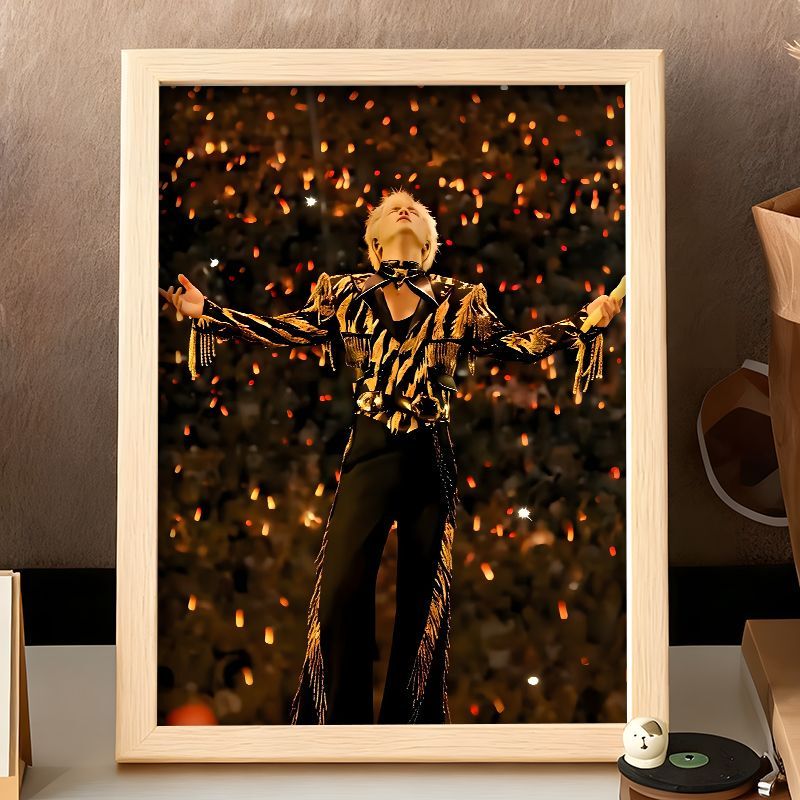 Xue Zhiqian King of Beasts Concert Poster New Style Wooden Photo Frame for Room Desktop Gift for Friends Xue Zhiqian King of Beasts Concert Poster New Style Wooden Photo Frame for Room Desktop Gift for Friends