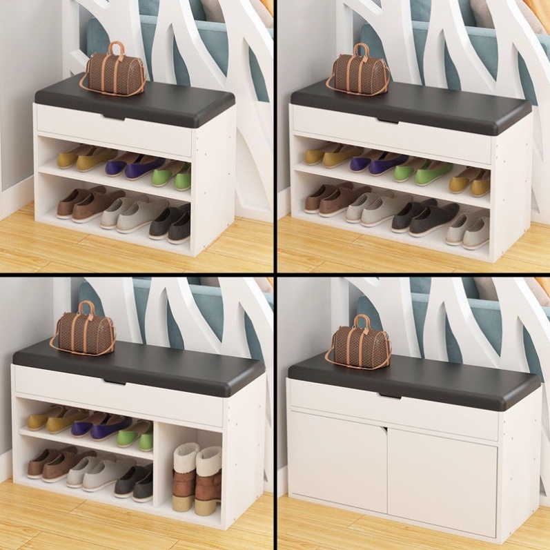 Small Shoe Cabinet 2021 New Exploits Doorway Shoes stools Home Exterior Easy Access to Multi-functional Shoe Rack Entrance