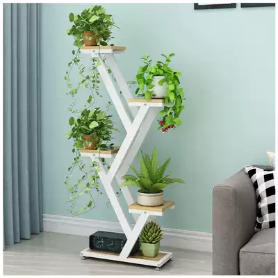 Fancy living room floor-to-ceiling style interior modern simple Nordic multi-layer Golden Ge Net red TV next to the window balcony