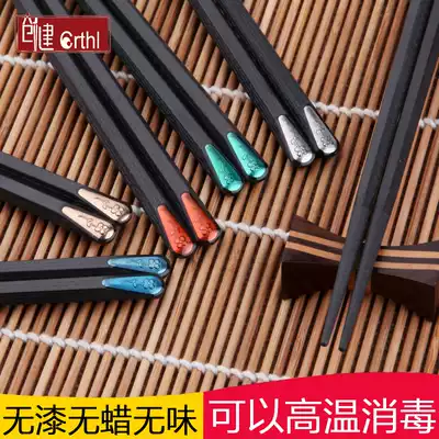 Chuangjian Japanese-style Japanese Sushi Disinfection Takaizi Chopsticks Home Set 5 pairs of non-bone China 10