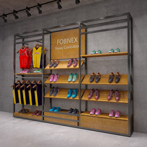 High-end mens clothing shelves clothing store display racks clothes racks shopping malls sports brand clothing racks adjustable up and down