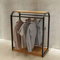 Special display rack for clothing stores Floor-to-ceiling hangers Mens and womens Nakajima shelves Wrought iron shelves for selling clothes