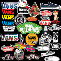 Vance logo stickers vans logo skateboard stickers Tide brand personality box stickers Computer notebook bicycle waterproof