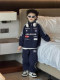 French Boys' Spring Outfit Set, Children's 2026 New Style, Stylish Boys' Spring Sports Sweatshirt Two-Piece Set