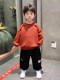 French Boys' Autumn Outfit 2025 New Stylish Children's Autumn Sweatshirt Baby Fashionable Handsome Children's Clothing