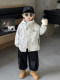 French Boys' Three-In-One Detachable Autumn Jacket 2025 New Stylish Children's Spring and Autumn Top