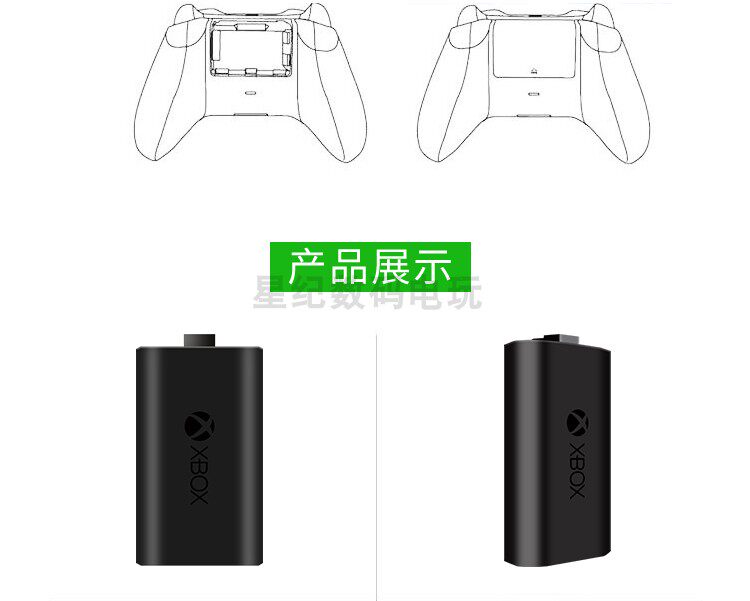 Джойстик для XBOX 原装xbox one s xsx手柄电池2020新款充电套装xboxone series xss Microsoft