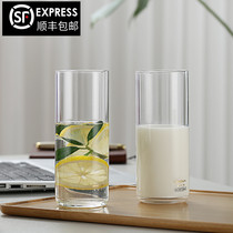 Household glass Juice cup Water cup High borosilicate heat-resistant glass drinking buffalo milk cup Beer cup 2
