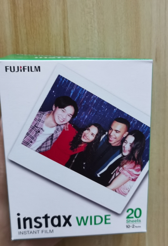 Fuji Instant Wide Camera Photo Paper Instax 300/ Linkwide Glue 5inch Wide White Edge 20 Sheets