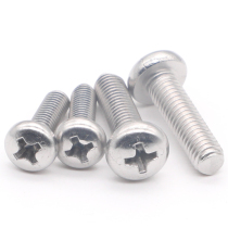 304 stainless steel cross groove large round head screw spherical screw BM machine tooth screw pan head machine wire M2M2 5M3