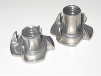 304 stainless steel four-claw nut M6M8M10 four-corner nail furniture nut claw wooden board inlaid speaker horn screw cap