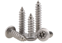 304 stainless steel disc head plum with column core needle anti-theft self-tapping screw semicircular head plum self-tapping screw ST4 8