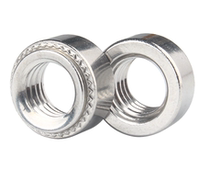 304 stainless steel riveting nut riveting parts CLS pressure plate nut M2 5M3M4M5M6M8M10 Imperial American standard