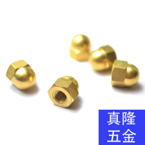 Brass Cap Nut M3M4M5M6M10M12M14M16M18M20 Copper Color Nut Hand Screw Disc Nut