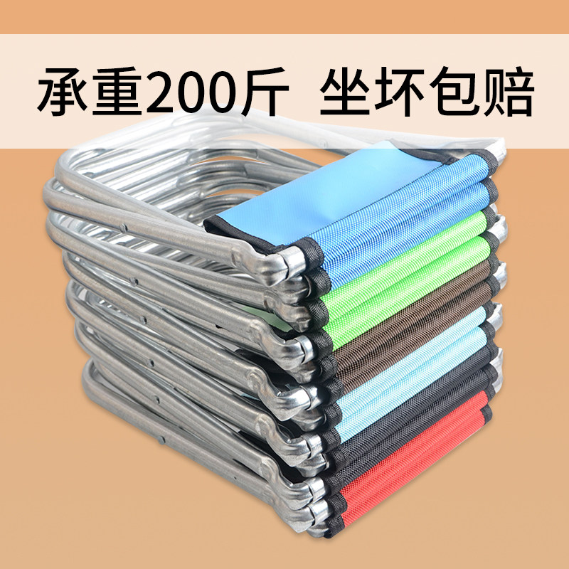 Folding stool Oxford cloth backrest Small pony tie outdoor mini portable fishing chair Sketching chair Small bench