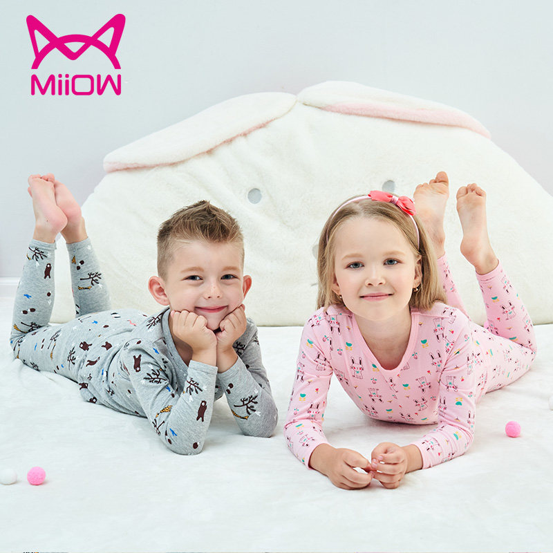 猫人 A类安全等级 儿童内衣套装 天猫优惠券折后￥29包邮（￥59-30）男、女童110~160码多款可选