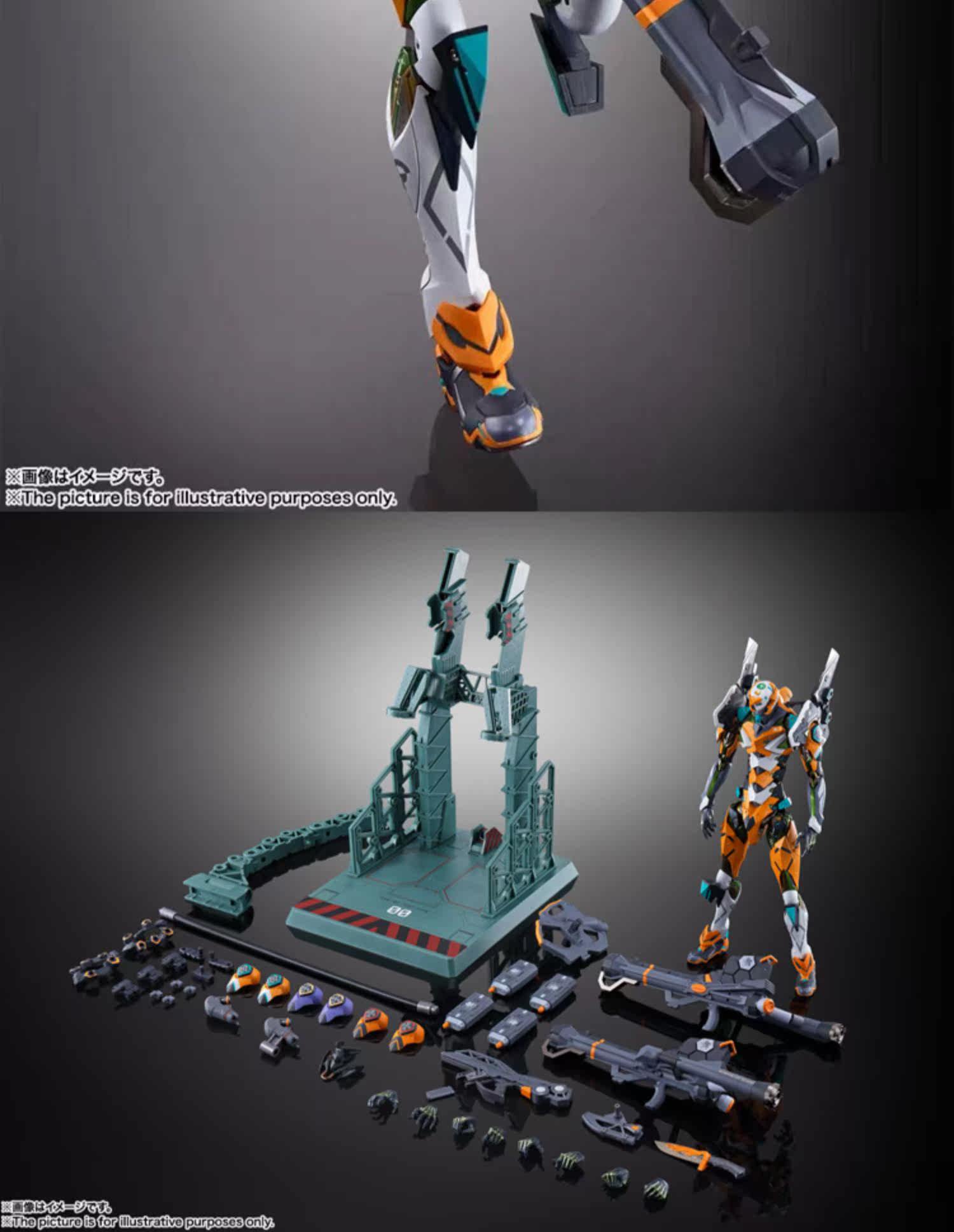 Куклы и фигурки 万代mb零号机改新世纪福音战士eva通用武器包配件包成品手办