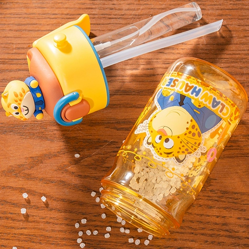 摩登主妇 Zootopia Spray Water Cup Летняя спортивная чашка Детская специальная портативная чашка для похода в школу
