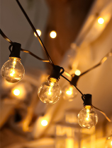 Outdoor Lamp String LED Festoon Lamp String Light Waterproof Hanging Lamp Home Patio Balcony Placement Decoration Festival Dress