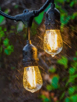 Outdoor Waterproof Color Lights Flashing Lights String Lights Home Patio Villa Decoration Atmosphere G40 Bulb Shop Arrangement Hanging Lights