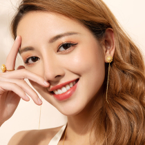 Smart life museum sunflower net red earrings earrings female earrings female sterling silver Tanabata gift Valentines Day gift